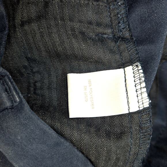 Roundtree & Yorke 38 Men's Navy Shorts Pleated Zipper Button - Picture 4 of 6